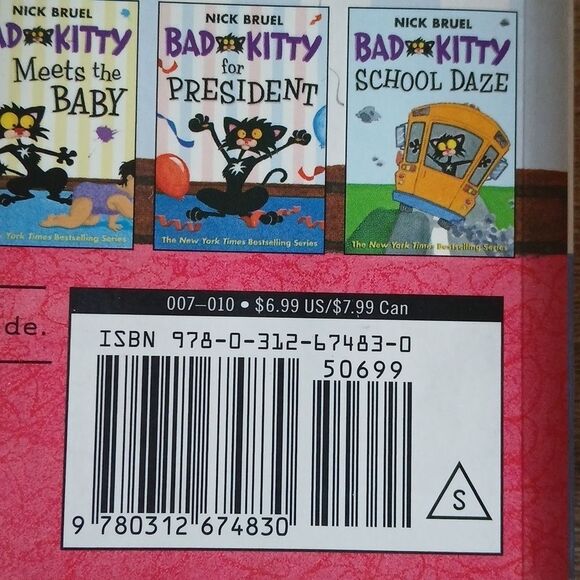 Bad Kitty VS Uncle Murray Graphic Novel Nick Bruel 2010 - Picture 7 of 13